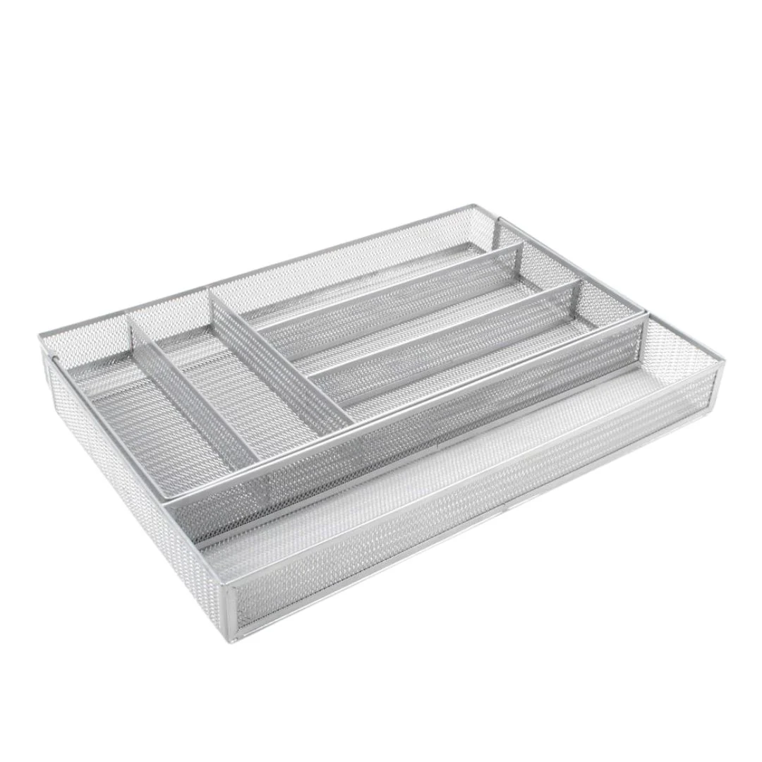 Expandable Metal Mesh Cutlery Tray - Image 4